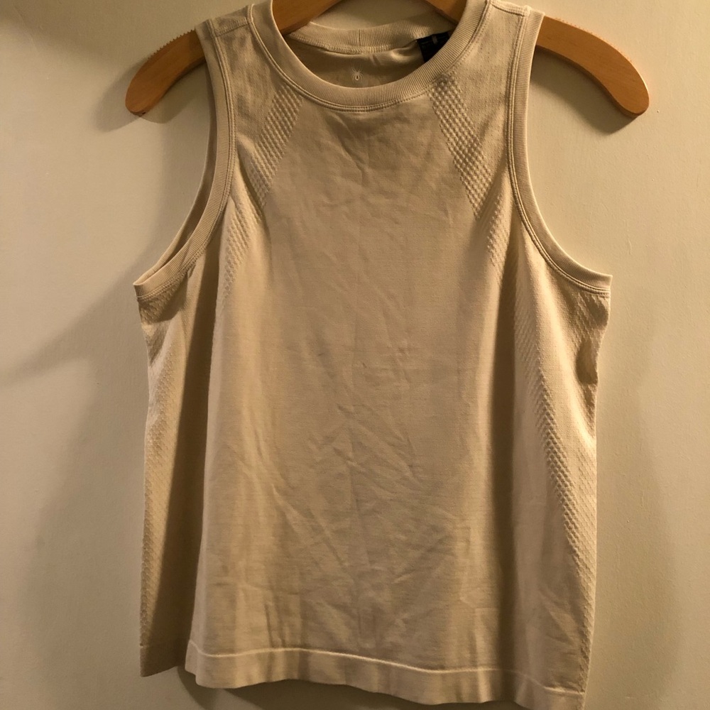 NWT- Spyder Cream Active Sport Top